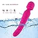 Dual Motors Safe Silicone Wand Massager with Heating Tail - 7 Period of Vibration Frequency - USB Recharging - 100% Waterproof - Help You Relaxing Yourself.