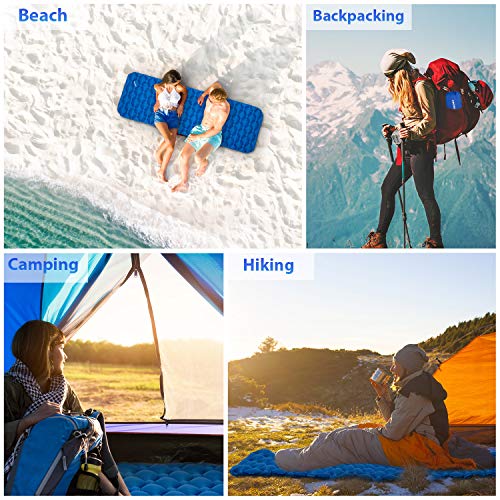 OBOSOE Lightweight Air Sleeping Pad, Inflatable Superior Insulation Sleeping Mat Suitable for 4 Season Camping, Backpacking, Hiking, Sleeping Bag, Hammock - Thumbnail 5
