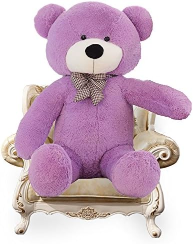 YXCSELL Purple Cuddly Super Soft Plush Stuffed Animal Toys Teddy Bear Toy Doll 47 Inches