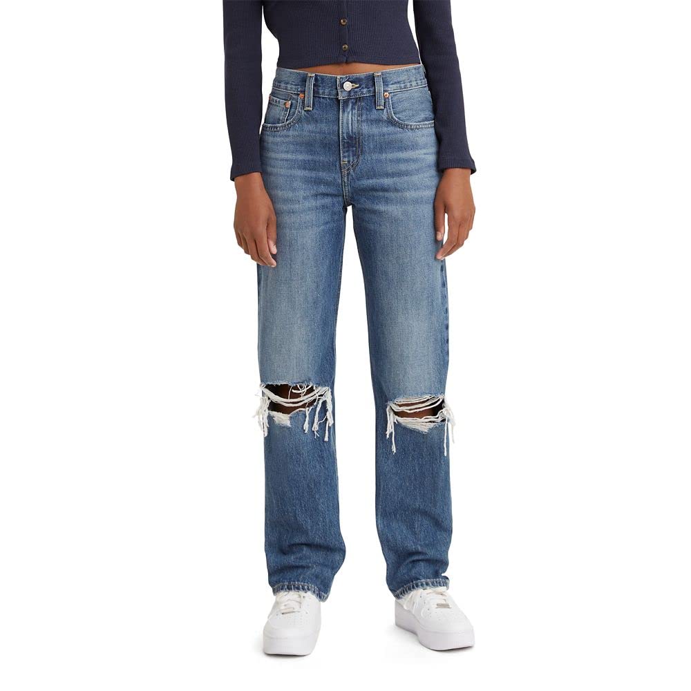 Photo 1 of Levi's Women's Low Pro Jeans, Breathe Out - Medium Indigo, 30