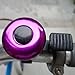 ATCG Cute Alloy Mini Bicycle Bell for Kids Boys Girls (Purple)