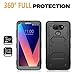 LG V30 Phone Case, Eofon Durable and Rugged Heavy Duty Case for The LG V30+ Comes with Multi-Use Belt Clip(Black)