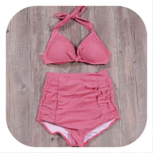 2019 Bikini Set New Push Up High Waist Swimsuit Bikinis Women Solid Print Swimwear