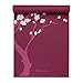 Gaiam Yoga Mat Premium Print Extra Thick Non Slip Exercise & Fitness Mat for All Types of Yoga, Pilates & Floor Workouts, Pink Cherry Blossom, 6mm