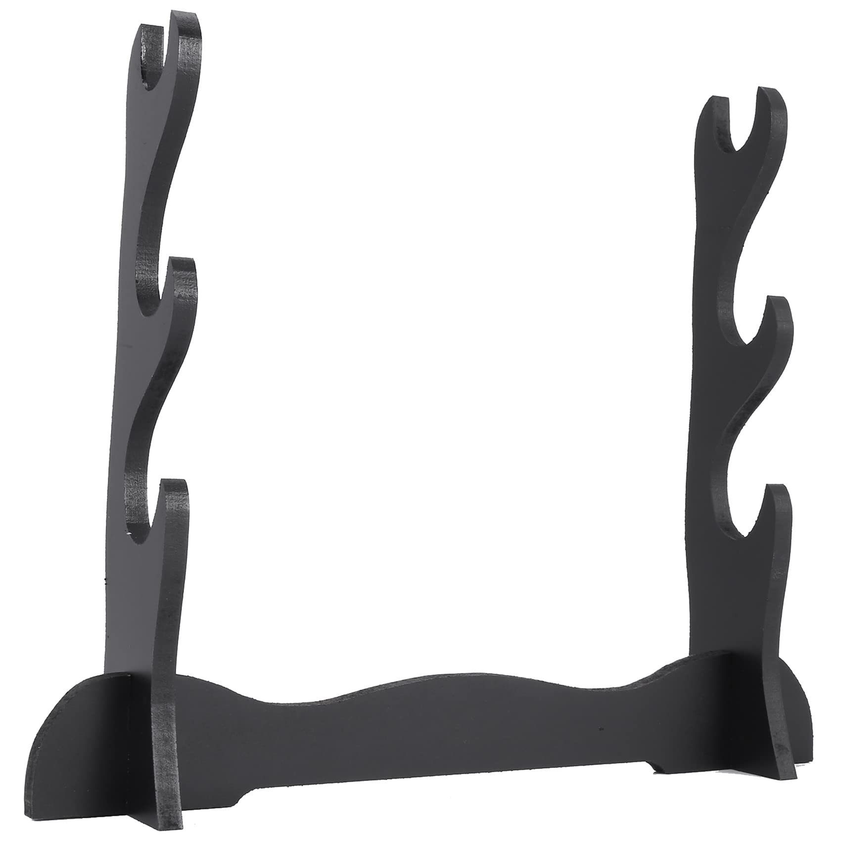 Dciustfhe 3 Tier Sword Katana Holder Stand Bracket Rack Display Black