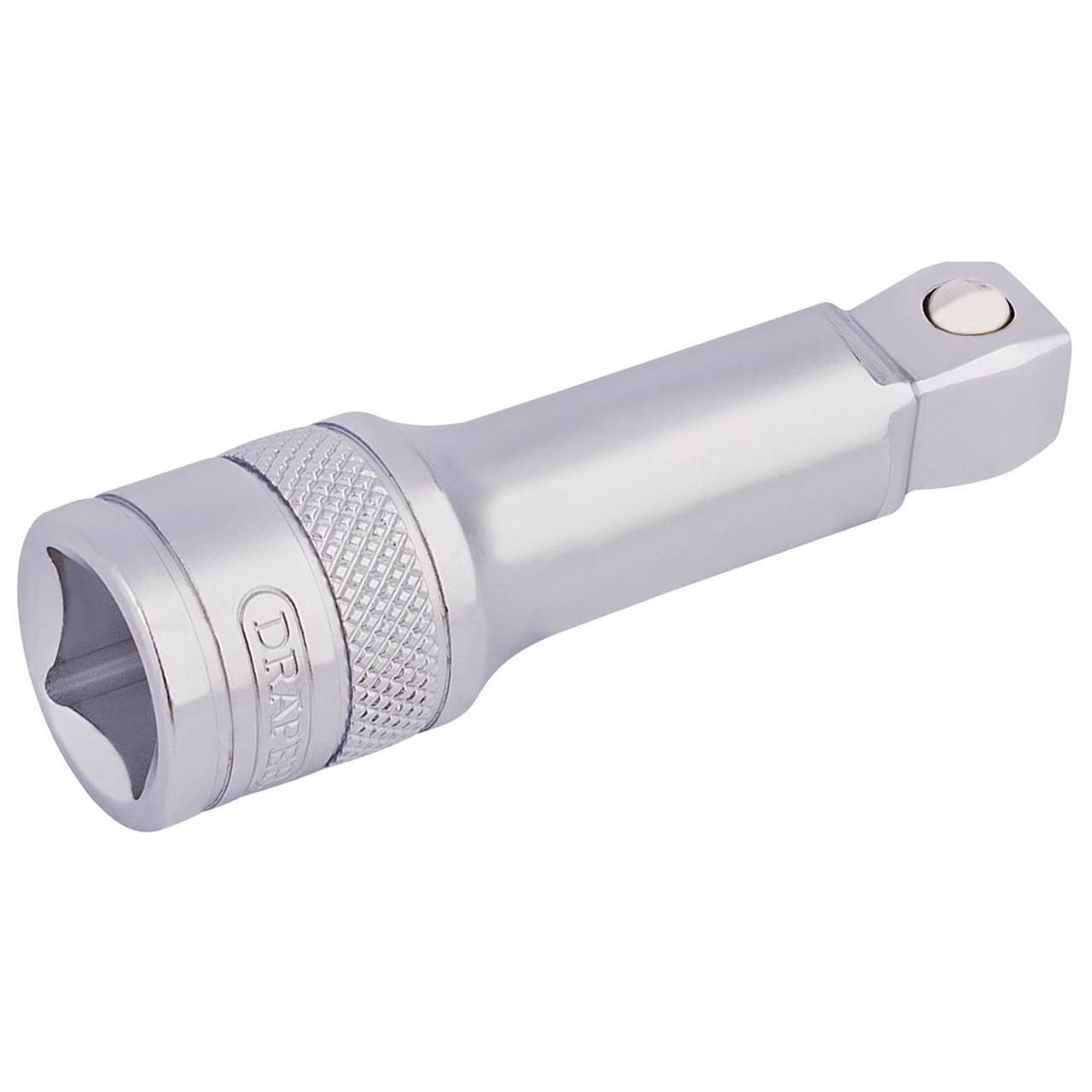 Draper 16761 1/2" Square Drive Satin Chrome Wobble Extension Bar 75MM Long