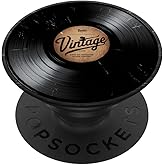 Vinyl Record Player Vinyl Collector Retro Music Lover PopSockets Adhesive PopGrip