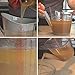 Gravy Separator & Fat Separator Cup. IN STOCK NOW!! With Strainer and 2 Stoppers. Large 4 Cup Capacity. Better Than Glass for Grease and Oil - Slip Resistant Handle.