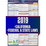 2019 California State And Federal Labor Laws Poster - OSHA Workplace Compliant 24