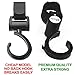 Stroller Hooks Organizer Buggy Clips for Diaper Bag by NimNik Baby 2 Pack