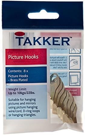 Takker Picture Hooks (8 per pack), Yellow|brown|orange|peach, Picture Hooks - 8 Pieces - Image 3