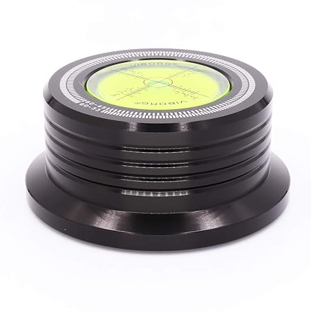 Viborg 50HZ 528B Black 3 In 1 Plattenklemme LP Disc Stabilizer Drehscheibe für Vibrationen ausgeglichen Schallplattenauflageg