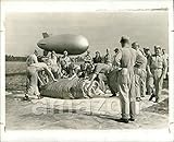 Vintage Photo of US Army Barrage Balloons (ACI-487)