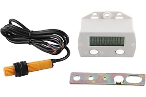 HYUDUO Digital Counter for Knitting Machine, Digital Counter, LCD Digital Counter for Knitting Machine Electronic 0 to 999999 Counter 6 Digit Plus UP, Tools