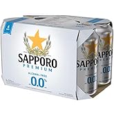 Sapporo Premium Non-Alcoholic Beer - 6-pack 12oz cans