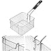 Yescom 2500W 6L Commercial Electric Countertop Stainless Steel Deep Fryer Basket French Fry Restaurant Home Kitchen