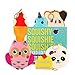 6 Slow Rising Jumbo Squishies Pack in a Gift Box: Ice Cream, Panda Bun, Cake, Toast, Whale and Owl Kawaii Soft Squeeze Squishy Toys - These Cute Animal & Food Squishys Are Great Sensory Toys for Kids!