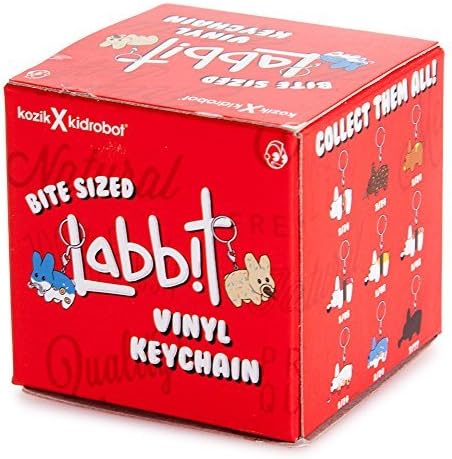 One Blind Box Bite Sized Labbit Keychain Vinly Figure Kodzik X Kidrobot