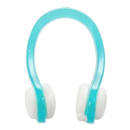 Nasenklammer - SODIAL(R) Gruen Klar Gummi Tauchen, Schwimmen Schwimmen Nasenklammer Schutz 3 Stueck