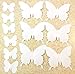 Blaydessales: Butterfly Wall Art (Pack of 24) White Butterfly Wall Art: White PVC 3d Decorative Butterflies, Removable Wall Art, Home Decor, Wedding Décor, Nursery Decoration, Bathroom Décor, Office Décor, 3d Wall Art, 3d Crafts, DIY Decoration