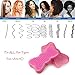 Hair Brush- Bowtie Detangling Comb for Adults, Kids and Toddlers-No Tangle Brush for All Hair Types, Long, Short, Fine, Thick, Curl, Straight-Pink Detangler by SUIKONE