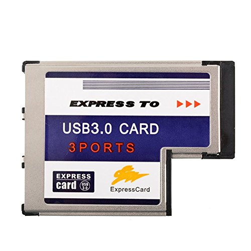 Cewaal Mingruie 54mm Express 3 Ports USB3.0 Card Adapter for Computer Laptop Desktop PC for Computer Laptop Desktop PC