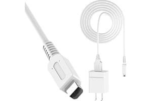 HAUZIK Original USB Charger for Nintendo 3DS 2DS DSi with 3.9 Ft Cable, White, Charging Replacement Compatible with Nintendo 