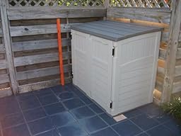 suncast cedar and resin vertical shed-wrs4200 - the home depot