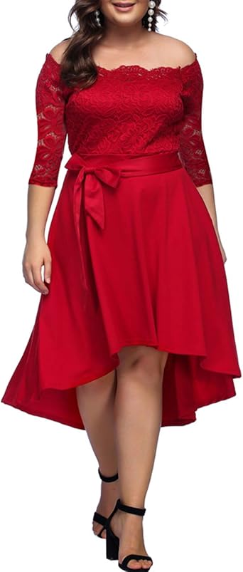 plus size high low cocktail dresses