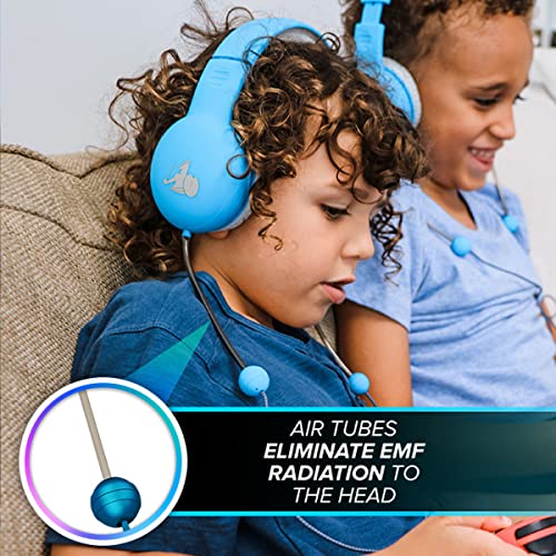 DefenderShield EMFFree OverEar Kids Headphones Universal Air Tube