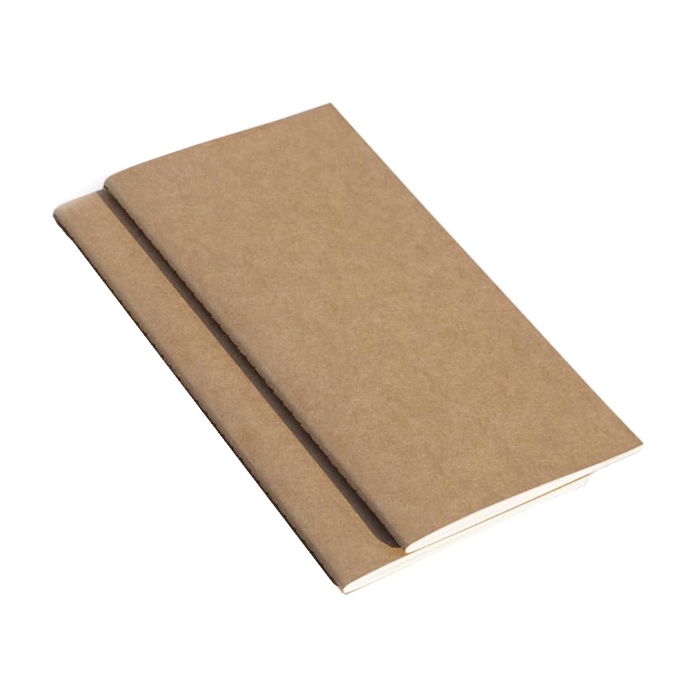 Wanderings A5 Traveler's Notebook Calendar Refill Inserts - 5.8''x 8.4'' (14.2cm x 21 cm) - January 2027 - December 2027 - A5 Calendar Planner Refills For Leather Travel Journals, Diaries and Planners