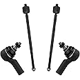 TRQ Front Tie Rod Set Compatible with 2010-2013 Ford Transit Connect