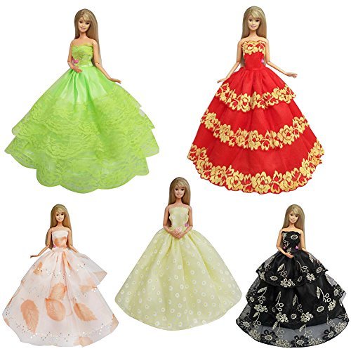 Dsstyle 5pcs Fashion Handmade Princess Dress Wedding Party Sets