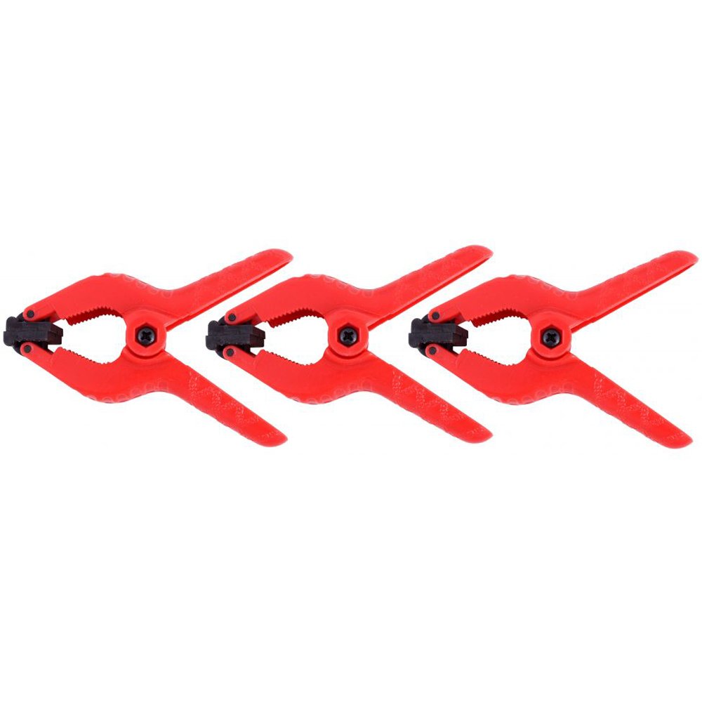 Connex COXT864532 Spring Clamps, Red, 110 mm, 3 Piece