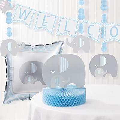 Little Peanut Boy Elephant Baby Shower Decorations Kit Amazon Com