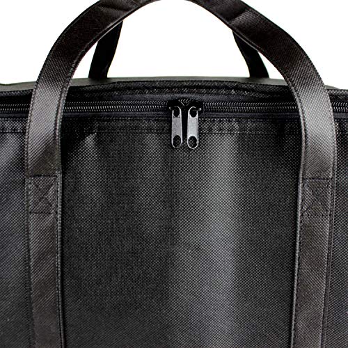 SB Organics Insulated Thermal Food Delivery Bag - Portable Lunch Bag Great for Grocery Shopping, Catering Supplies, and Food Transportation - Use as Food Warmer and Cooler - 15 x 9 x 12-Inches 1PK - Thumbnail 2