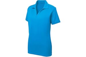 Joe's USA Women's Dri-Equip Short Sleeve Racer Mesh Polo Shirts in Size XS-4XL