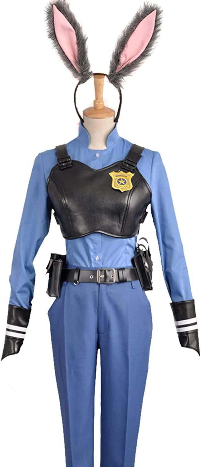 Amazon ジュディ ホップス風 ズートピア コスプレ衣装 アナウサギ Judy Hopps 巡査服 購入後の連絡サイズ コスプレ 仮装 通販