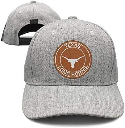 Texas Longhorns Round Logo Men's Polo Style Hat Casual Vintage Trucker Cap Curved Cap