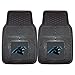 FANMATS 8889 Carolina Panthers 2-Piece Heavy Duty Vinyl Car Mat Set, Front Row Floor Mats, All Weather Protection, Universal Fit, Deep Resevoir Design