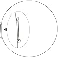 4861ER2001D Washer Door Boot Spring Clamp, Washer Clamp Assembly for LG Electronics Washing Machine Boot Steal Retaining Ring, LG 4861er2001d Clamp Assembly, 1 Pcs