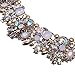 Holylove Gold Chain With Stuning White Crystal Stones Necklace-8041white
