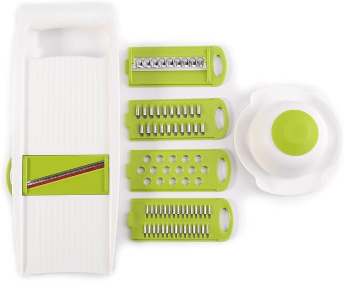 Kitchen Slicer, Durable Stainless Steel Blades Vegetable Cutter, for