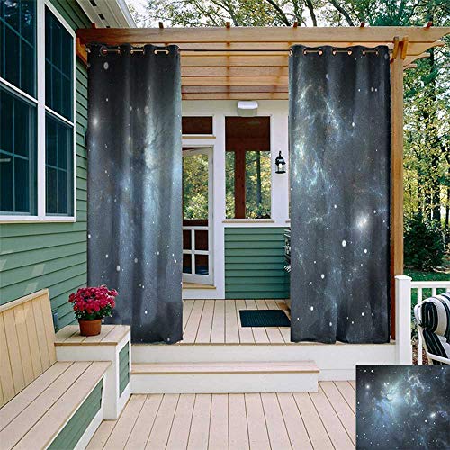 Leinuoyi Constellation Outdoor Patio Curtains Infinite Space