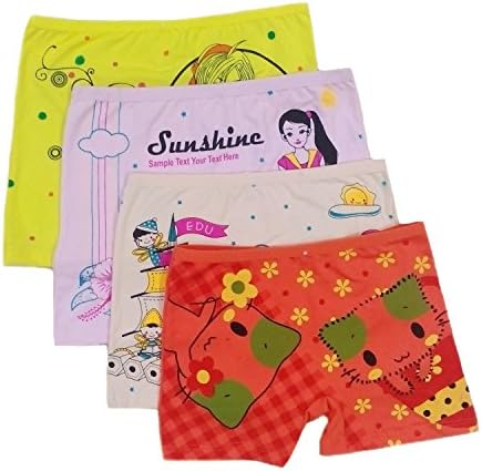 Ya Li Ya Girl Briefs,panties Underwear Assorted Color (3-4 years, 4Pack/Assorted)