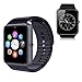 Qiufeng GT08 Smart Watch SmartWatch with Camera for Iphone and Android Smartphones (Black)