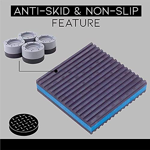 2.36Inch Anti Vibration Washing Machine Support, Washer Sound Absorbing