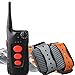 Aetertek Pet Dog Electric Shock Collar Training E Collar Anti Bark Waterproof Rechargeable For Two Large Medium or Small Dog Trainer