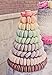 Sweet Stands Plastic Macaron Tower Display 10 Tier WITH RISER