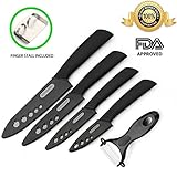Ceramic Knife, HOMETEK Knife Set With Sheath - 6
